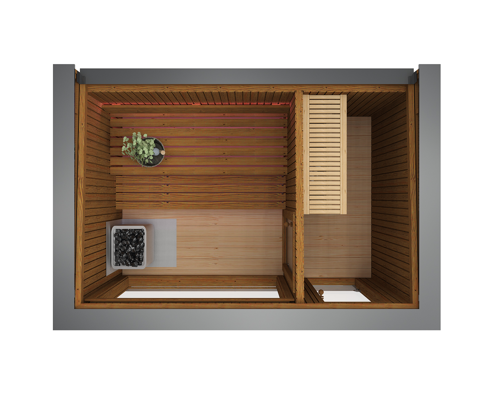 Luksuriøs moderne badstue 2.3×3.4 m - Image 3