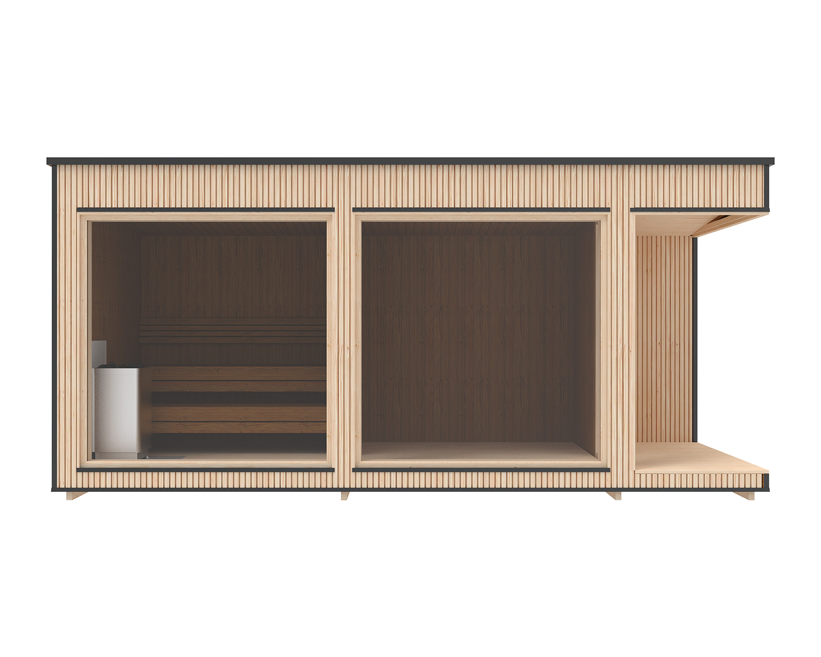 Luksuriøs moderne badstue 2.3×5.4 m - Image 2