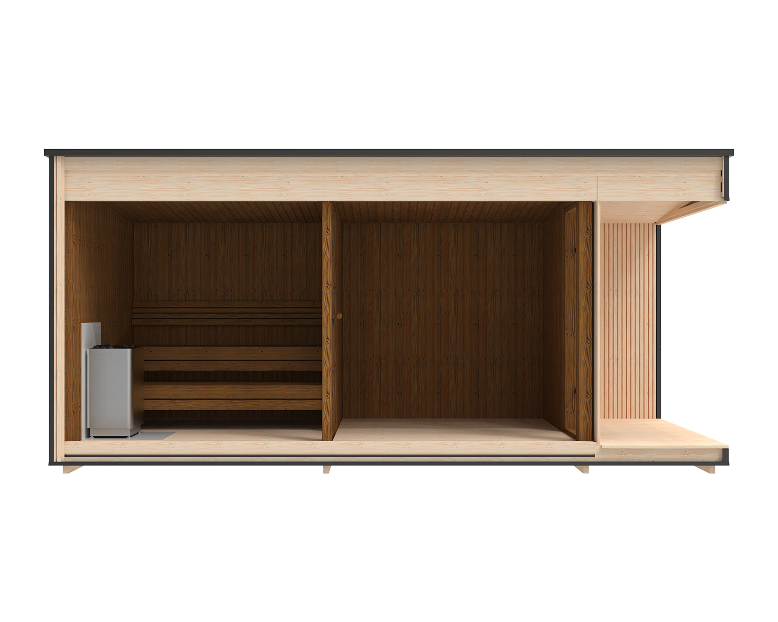 Luksuriøs moderne badstue 2.3×5.4 m - Image 4