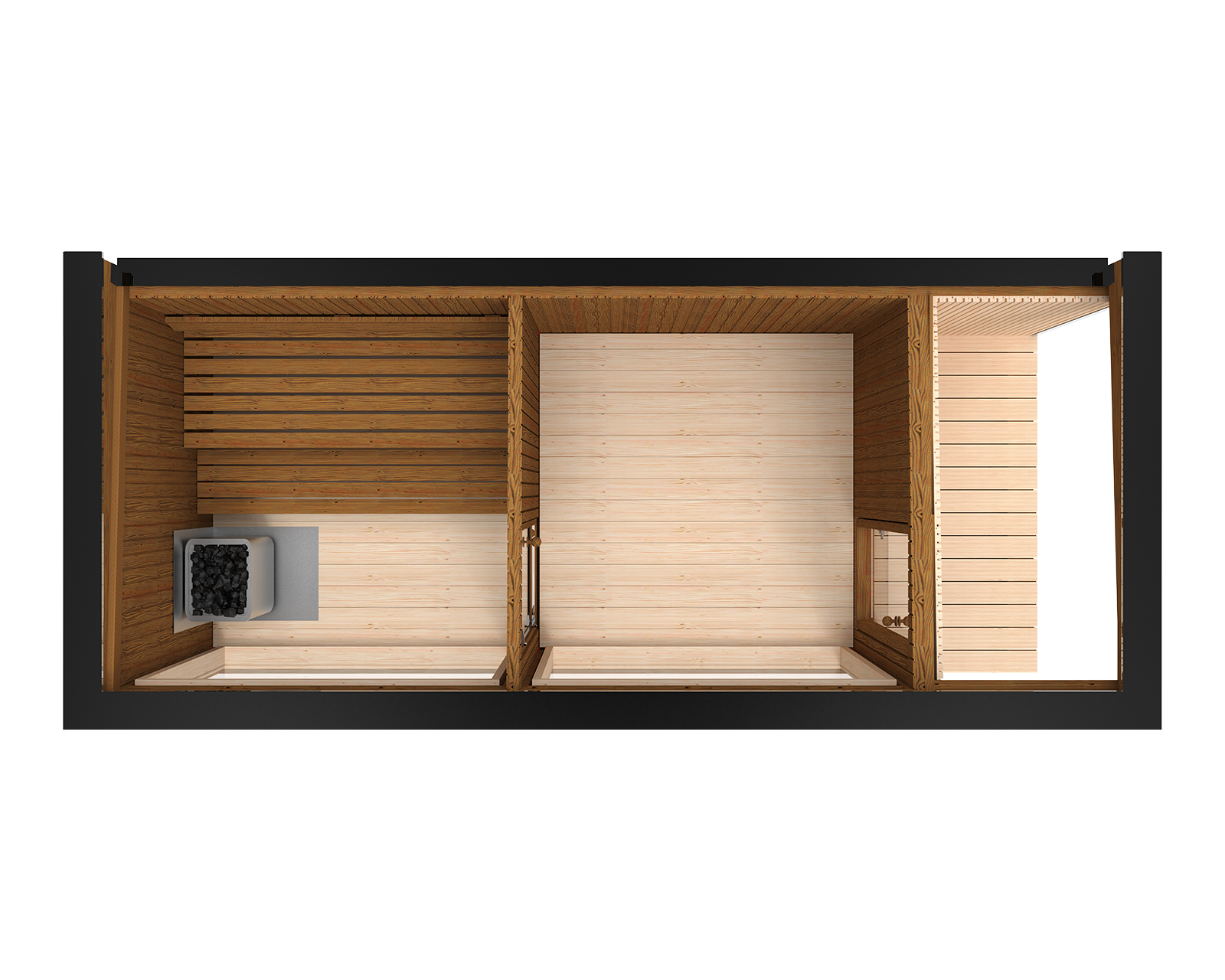 Luksuriøs moderne badstue 2.3×5.4 m - Image 3