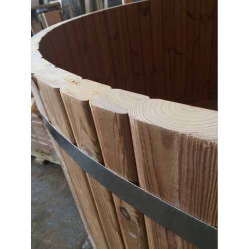 1,9 m varmt badekar i Thermowood - Image 3