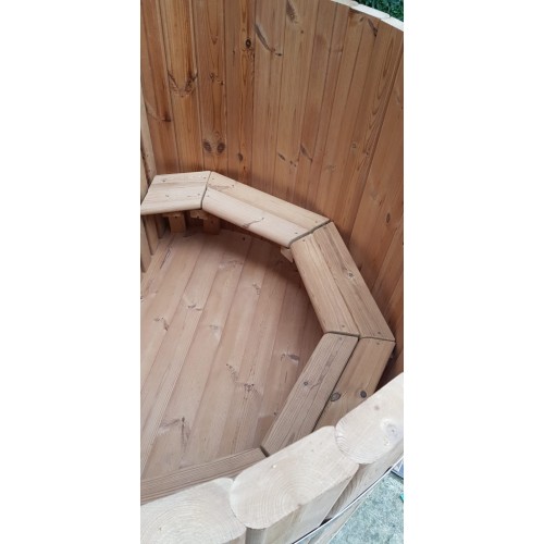 1,9 m varmt badekar i Thermowood - Image 4